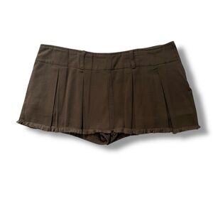 Edikted | NWT’s Y2K Goth Grunge Pleated Micro Mini Skirt with Shorts